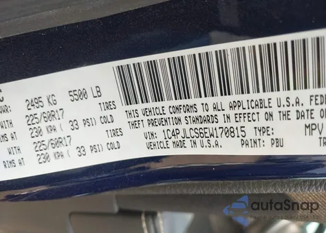 2014 Jeep Cherokee Latitude z USA, uszkodzony, nr VIN 1C4PJLCS6EW170815